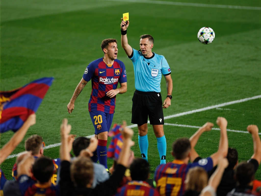 欧冠疑云:国米扳平前疑似犯规,巴萨球迷炸锅 欧冠疑云:国米扳平前疑似犯规,巴萨球迷炸锅